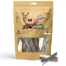 Absolute Bites Air Dried Venison Ribs Dog Treats 200g AB021 Absolute Bites Air Dried Venison Ribs Dog Treats 200g AB021