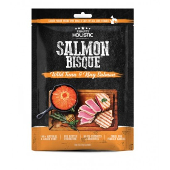Absolute Holistic Bisque Wild Tuna & King Salmon Cat & Dog Treats 60g AH4037 Absolute Holistic Bisque Wild Tuna & King Salmon Cat & Dog Treats 60g AH4037