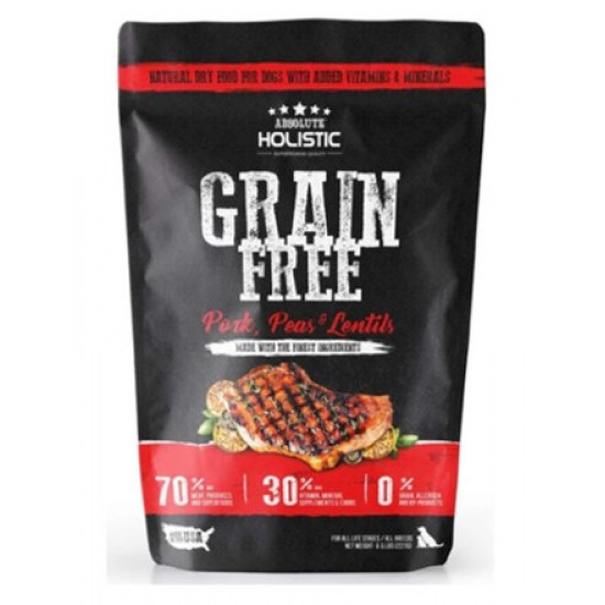 Absolute Holistic Grain Free Pork & Peas Dog Dry Food (3 Sizes) Absolute Holistic Grain Free Pork & Peas Dog Dry Food (3 Sizes)