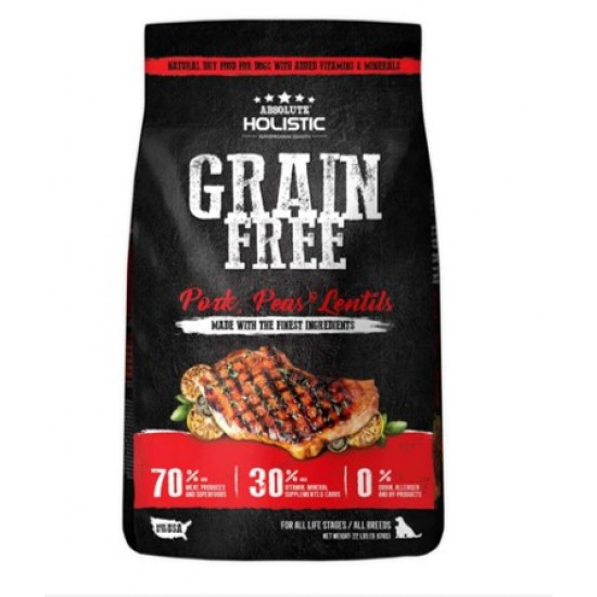Absolute Holistic Grain Free Pork & Peas Dog Dry Food (3 Sizes) Absolute Holistic Grain Free Pork & Peas Dog Dry Food (3 Sizes)