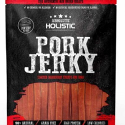 Absolute Holistic Grain Free Pork Loin Strip Dog Treats 100g MJ05P Absolute Holistic Grain Free Pork Loin Strip Dog Treats 100g MJ05P