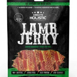 Absolute Holistic Grain Free Lamb Steak Jerky Dog Treats 100g MJ02L Absolute Holistic Grain Free Lamb Steak Jerky Dog Treats 100g MJ02L