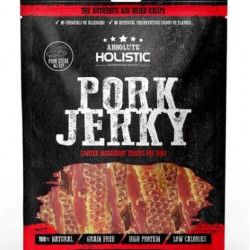 Absolute Holistic Grain Free Pork Steak Jerky Treats 100g MJ02P Absolute Holistic Grain Free Pork Steak Jerky Treats 100g MJ02P