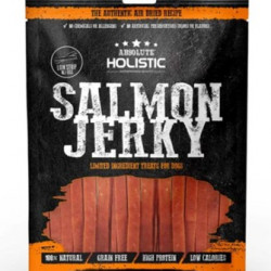 Absolute Holistic Grain Free Salmon Loin Strip Dog Treats 100g MJ05S Absolute Holistic Grain Free Salmon Loin Strip Dog Treats 100g MJ05S