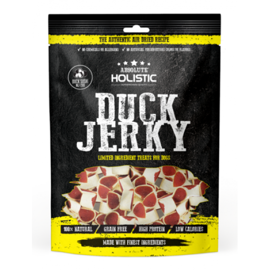 Absolute Holistic Grain Free Duck & Whitefish Sushi Dog Treats 100g MJ28D Absolute Holistic Grain Free Duck & Whitefish Sushi Dog Treats 100g MJ28D