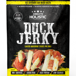 Absolute Holistic Grain Free Duck Dumbbell Dog Treats 100g MJ32D Absolute Holistic Grain Free Duck Dumbbell Dog Treats 100g MJ32D