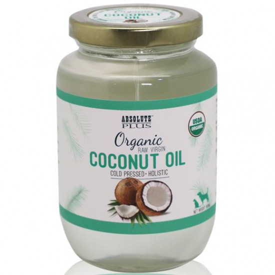 Absolute Plus Organic Raw Virgin Coconut Oil (2 Sizes) AP100 Absolute Plus Organic Raw Virgin Coconut Oil (2 Sizes) AP100