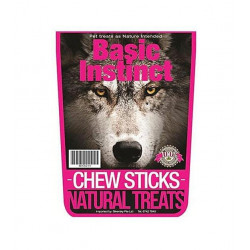 Basic Instinct Chew Sticks Natural Dog Treats 200g Basic Instinct Chew Sticks Natural Dog Treats 200g