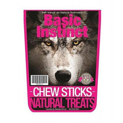 Basic Instinct Chew Sticks Natural Dog Treats 200g Basic Instinct Chew Sticks Natural Dog Treats 200g