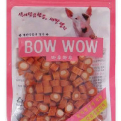 BOW WOW CHEESE & SALMON MIXED STICK DOG TREAT  (120g)