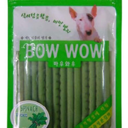 BOW WOW SPINACH STICKS DOG TREAT BOW WOW SPINACH STICKS DOG TREAT