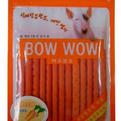 BOW WOW CARROT STICKS DOG TREAT 100g