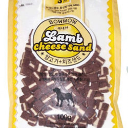 BOW WOW LAMB CHEESE SANDWICH DOG TREAT