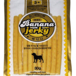 BOW WOW BANANA JERKY DOG TREAT