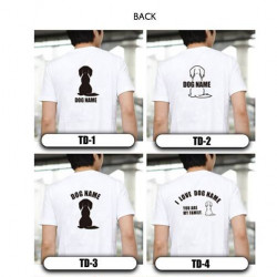 Customised Pet Lovers T-shirt Based on Breed  Customised Pet Lovers T-shirt Based on Breed