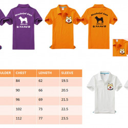 Customised Pet Lovers Polo T-shirt Based on Breed