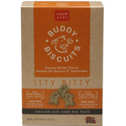 Cloud Star Itty Bitty Buddy Biscuits Peanut Butter Dog Treats Cloud Star Itty Bitty Buddy Biscuits Peanut Butter Dog Treats