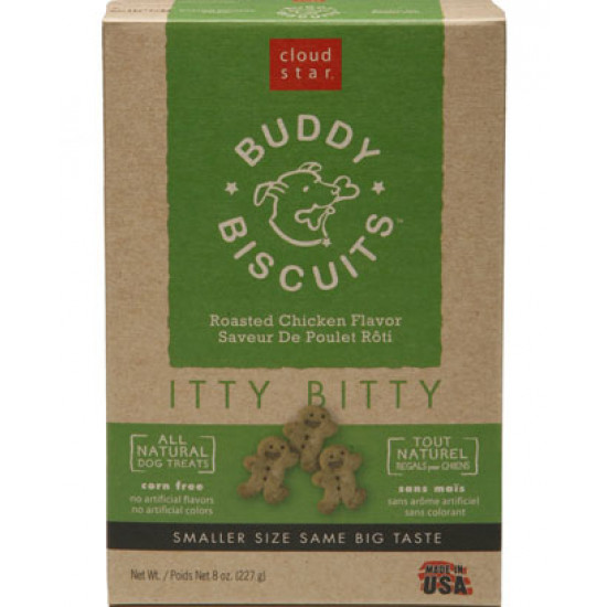 Cloud Star Itty Bitty Buddy Biscuits Roasted Chicken Dog Treats Cloud Star Itty Bitty Buddy Biscuits Roasted Chicken Dog Treats
