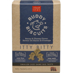 Cloud Star Itty Bitty Buddy Biscuits Bacon and Cheese Dog Treats Cloud Star Itty Bitty Buddy Biscuits Bacon and Cheese Dog Treats