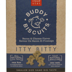 Cloud Star Itty Bitty Buddy Biscuits Bacon and Cheese Dog Treats