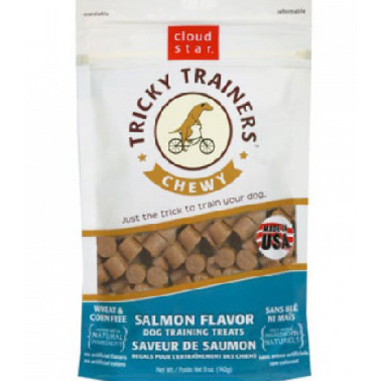 Cloud Star Chewy Salmon Tricky Trainers Dog Treats