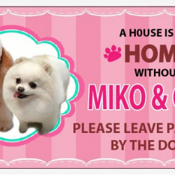 Customized Double Sided Acrylic Door Signage