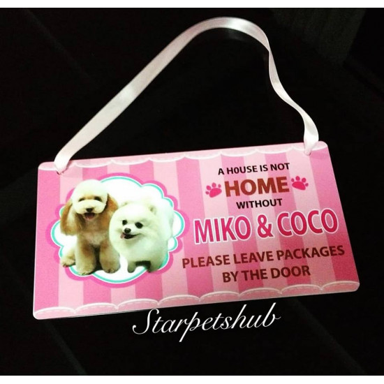 Customized Double Sided Acrylic Door Signage