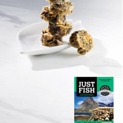JUST FISH COD SKIN RINGS ALL NATURAL & HYPO-ALLERGENIC TREATS FOR DOGS & CATS