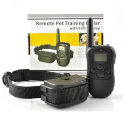 Remote Anti Barking training collar with LCD display