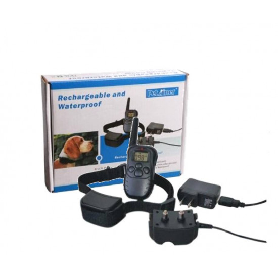 Remote Control 100LV Shock Dog Training Collar with Rechargeable and Waterproof and LCD Display