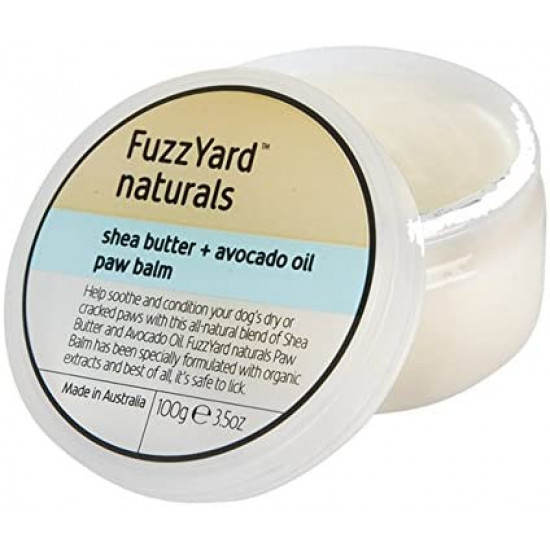 FuzzYard Shea Butter and Avocado Oil Paw Balm for Dogs 100G FuzzYard Shea Butter and Avocado Oil Paw Balm for Dogs 100G