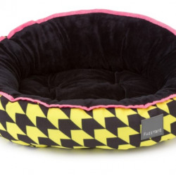 FuzzYard Harlem – Reversible Dog / Cat Bed (S / M ) - Machine Washable, Non-Allergenic