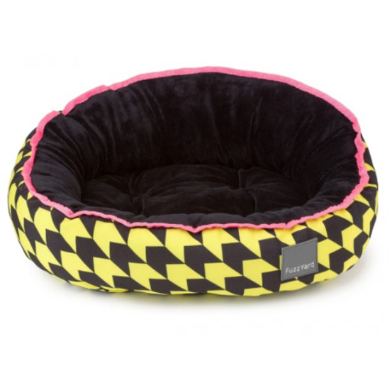 FuzzYard Harlem – Reversible Dog / Cat Bed (S / M ) - Machine Washable, Non-Allergenic