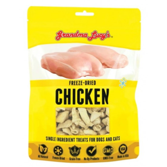 Grandma Lucy’s Freeze-Dried Chicken Single Ingredient Cat & Dog Treats 3.5oz Grandma Lucy’s Freeze-Dried Chicken Single Ingredient Cat & Dog Treats 3.5oz