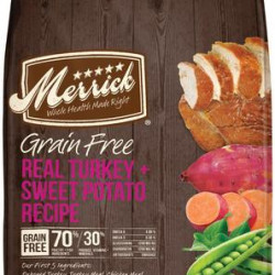 Merrick Grain Free Real Turkey & Sweet Potato Dry Dog Food (2 Sizes) 35422