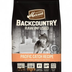 Merrick Backcountry Raw Infused Pacific Catch Recipe Dog Dry Food (2 Sizes)