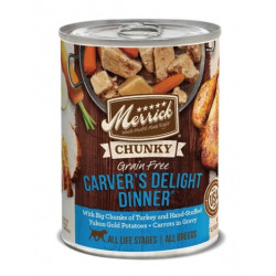 Merrick Chunky Grain Free Carver’s Delight Dinner Canned Dog Food 360g MCGF001 Merrick Chunky Grain Free Carver’s Delight Dinner Canned Dog Food 360g MCGF001