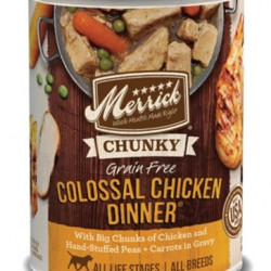 Merrick Chunky Colossal Chicken Dinner Dog Wet Food - 360g