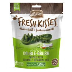 Merrick Fresh Kisses Double Brush Infused with Coconut Botanical Oils Dog Treats (4 Sizes) Merrick Fresh Kisses Double Brush Infused with Coconut Botanical Oils Dog Treats (4 Sizes)
