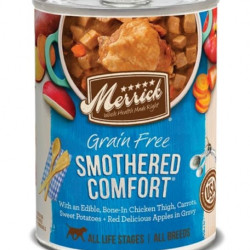 Merrick Grain-Free Smothered Comfort Canned Dog Food 360g MGFS001