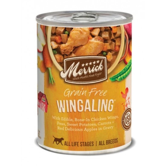 Merrick Grain-Free Wingaling Canned Dog Food 360g MGFW001 Merrick Grain-Free Wingaling Canned Dog Food 360g MGFW001