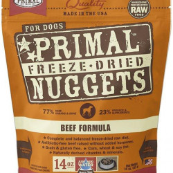 Primal Freeze Dried Canine Beef Nuggets 14 oz