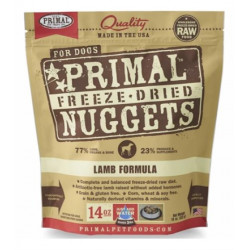 Primal Freeze-Dried Canine Lamb Nuggets 14oz Primal Freeze-Dried Canine Lamb Nuggets 14oz