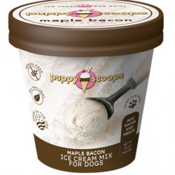 Puppy Scoops Maple Bacon Flavour Ice Cream Mix For Dogs Puppy Scoops Maple Bacon Flavour Ice Cream Mix For Dogs