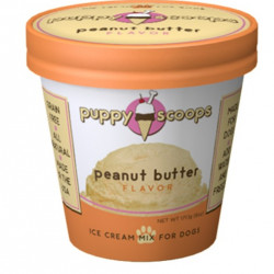 Puppy Scoops Peanut Butter Flavour Ice Cream Mix For Dogs Puppy Scoops Peanut Butter Flavour Ice Cream Mix For Dogs