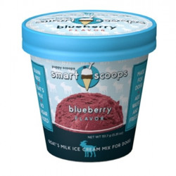 Smart Scoops Goat's Milk Blueberry Flavour Ice Cream Mix For Dogs 151G Smart Scoops Goat's Milk Blueberry Flavour Ice Cream Mix For Dogs 151G
