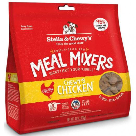 Stella & Chewy’s Chewy’s Chicken Meal Mixers Freeze-Dried Dog Food Stella & Chewy’s Chewy’s Chicken Meal Mixers Freeze-Dried Dog Food
