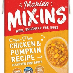 Stella & Chewy’s Marie’s Mix-Ins Chicken & Pumpkin Meal Enhancer Grain-Free Wet Dog Food 5.5oz Stella & Chewy’s Marie’s Mix-Ins Chicken & Pumpkin Meal Enhancer Grain-Free Wet Dog Food 5.5oz