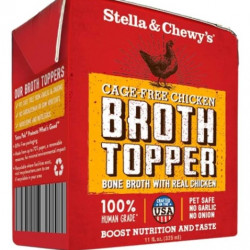 Stella & Chewy’s Cage-Free Chicken Broth Topper For Dogs 11oz