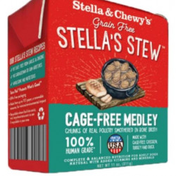 Stella & Chewy's Grain-Free Cage-Free Medley Chicken, Turkey & Duck Recipe Stew Dog Food 11oz